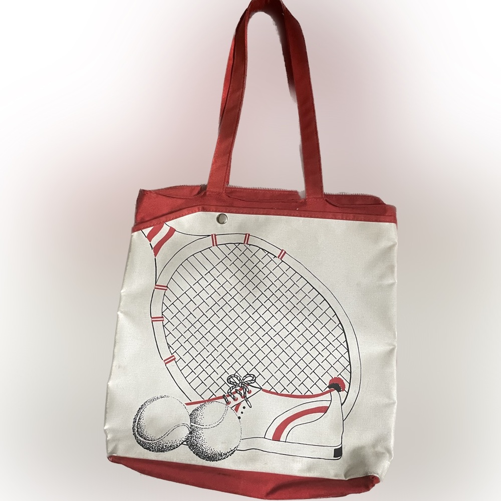 Trina brand tennis tote with front snap pocket for your racket